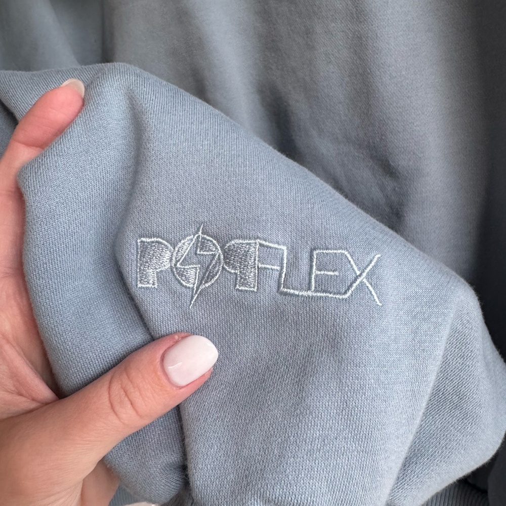 POPFLEX Zip Cloud Hoodie - Blue Storm - S/M - SOLD OUT - Taylor Swift - Picture 6 of 9